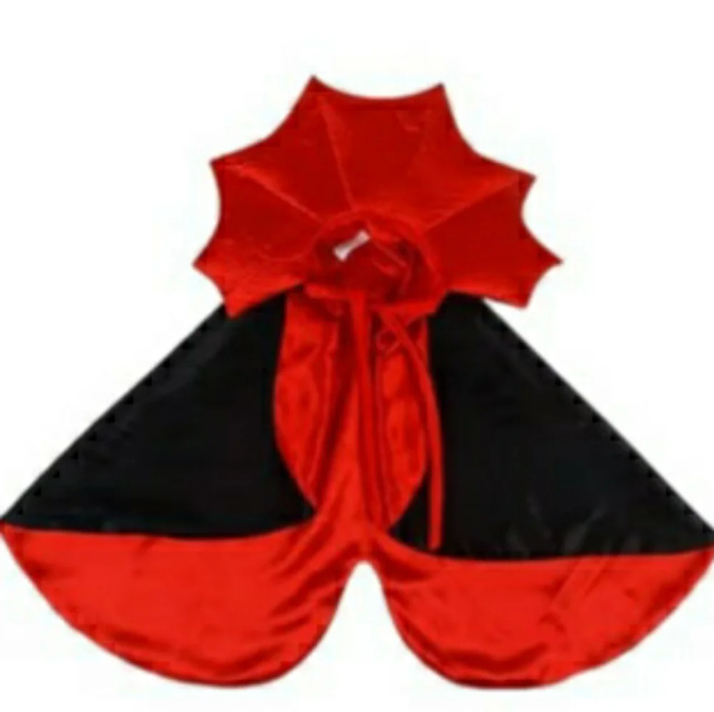 CooShou Dog Vampire Cape In Black And Red Size M